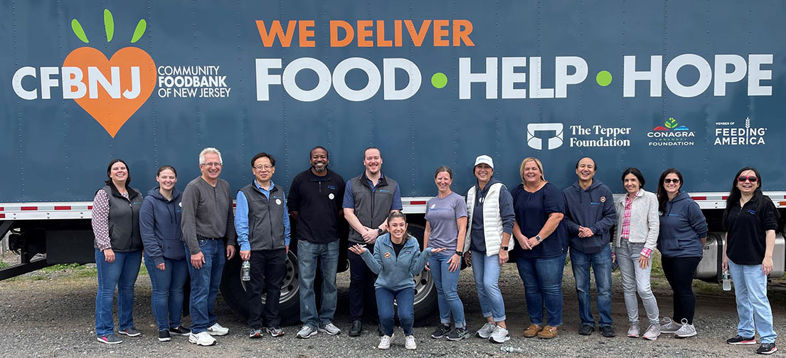 PMV team at food bank