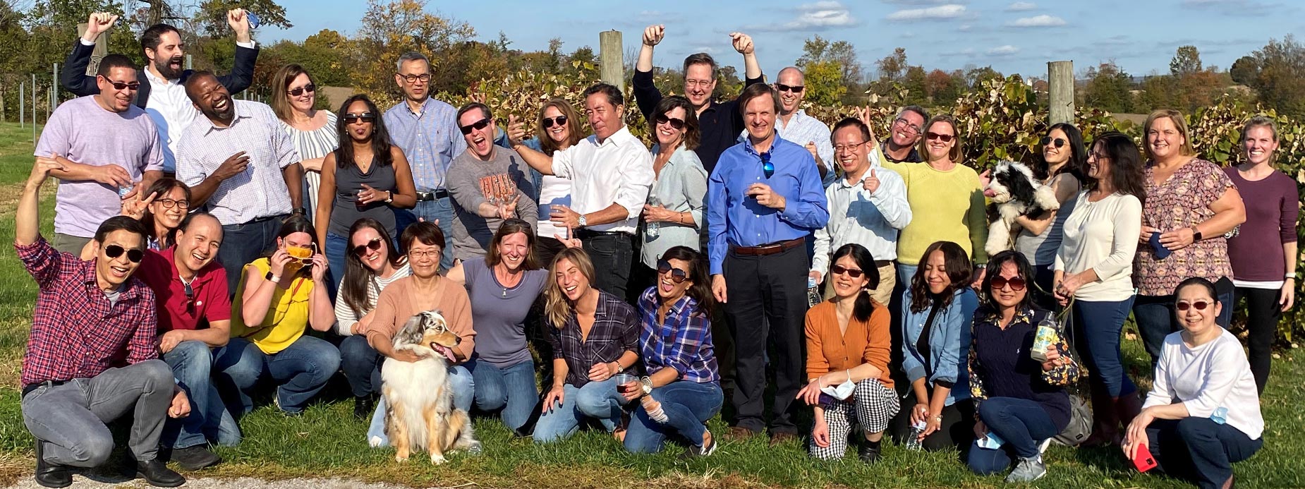 winery team photo